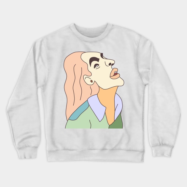 Cute Gal Gadot Crewneck Sweatshirt by World of Celebritees